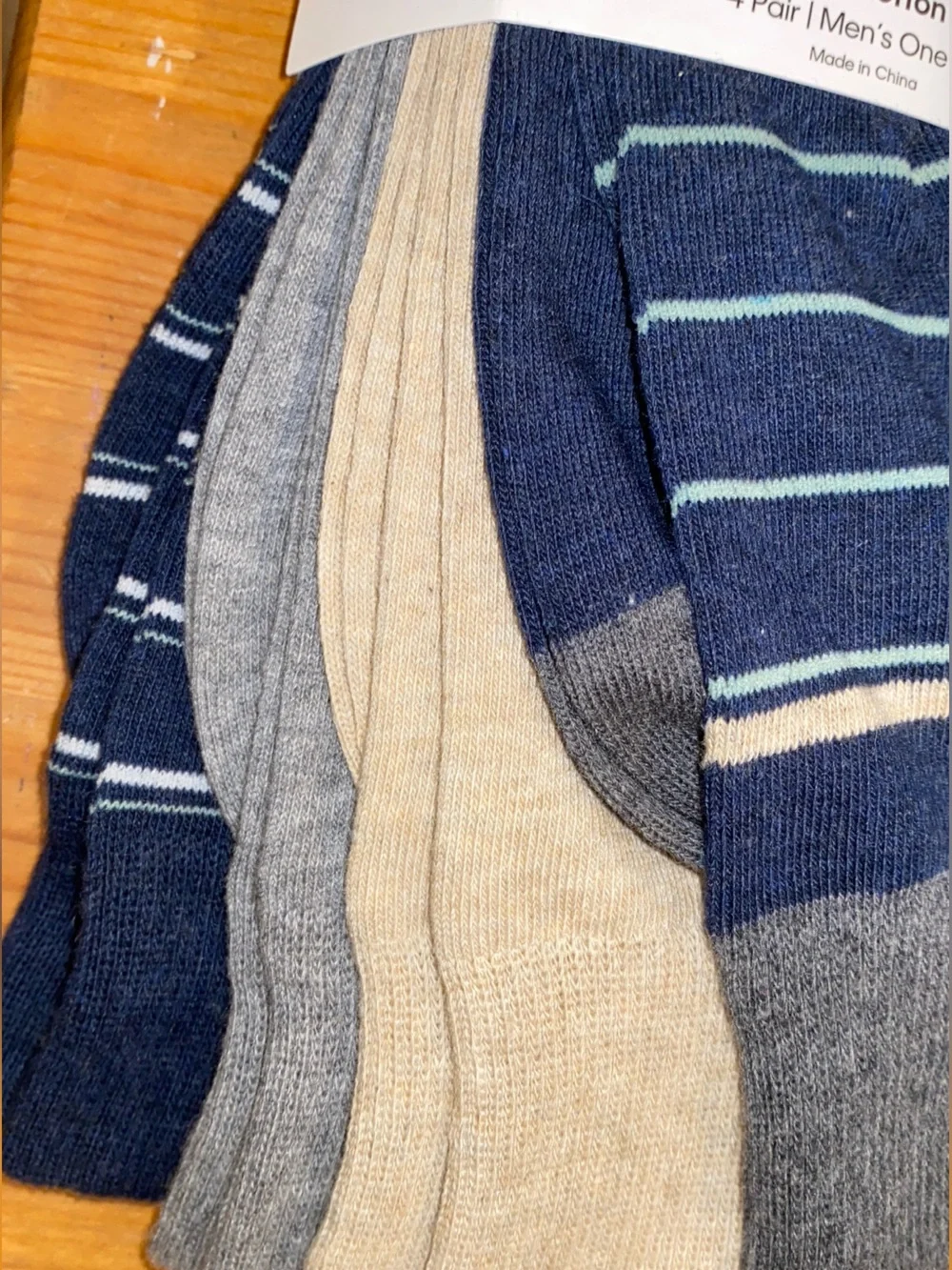 Calvin Klein Men's Crew Socks Bundle - (2 Sets of 4)